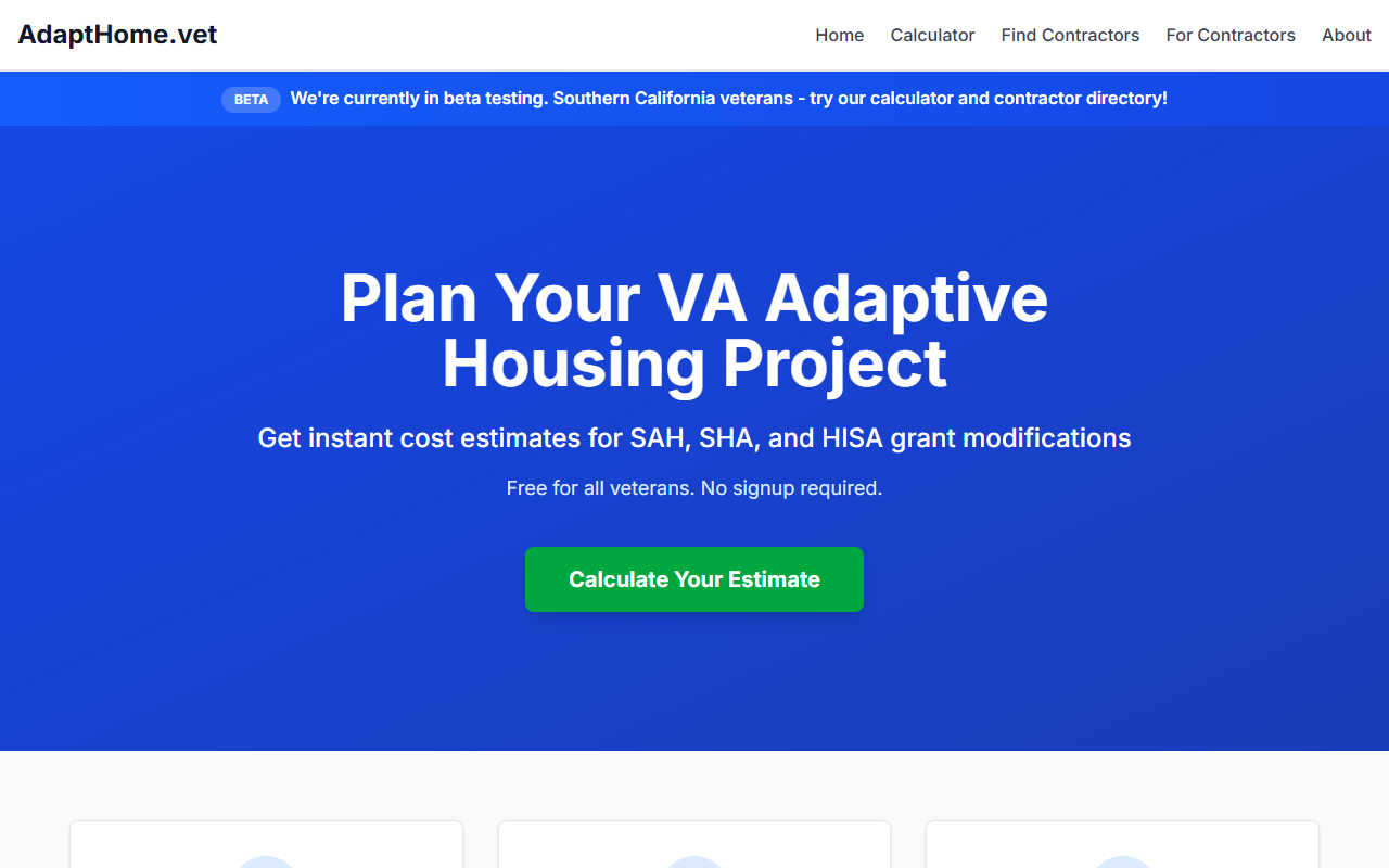 AdaptHome screenshot